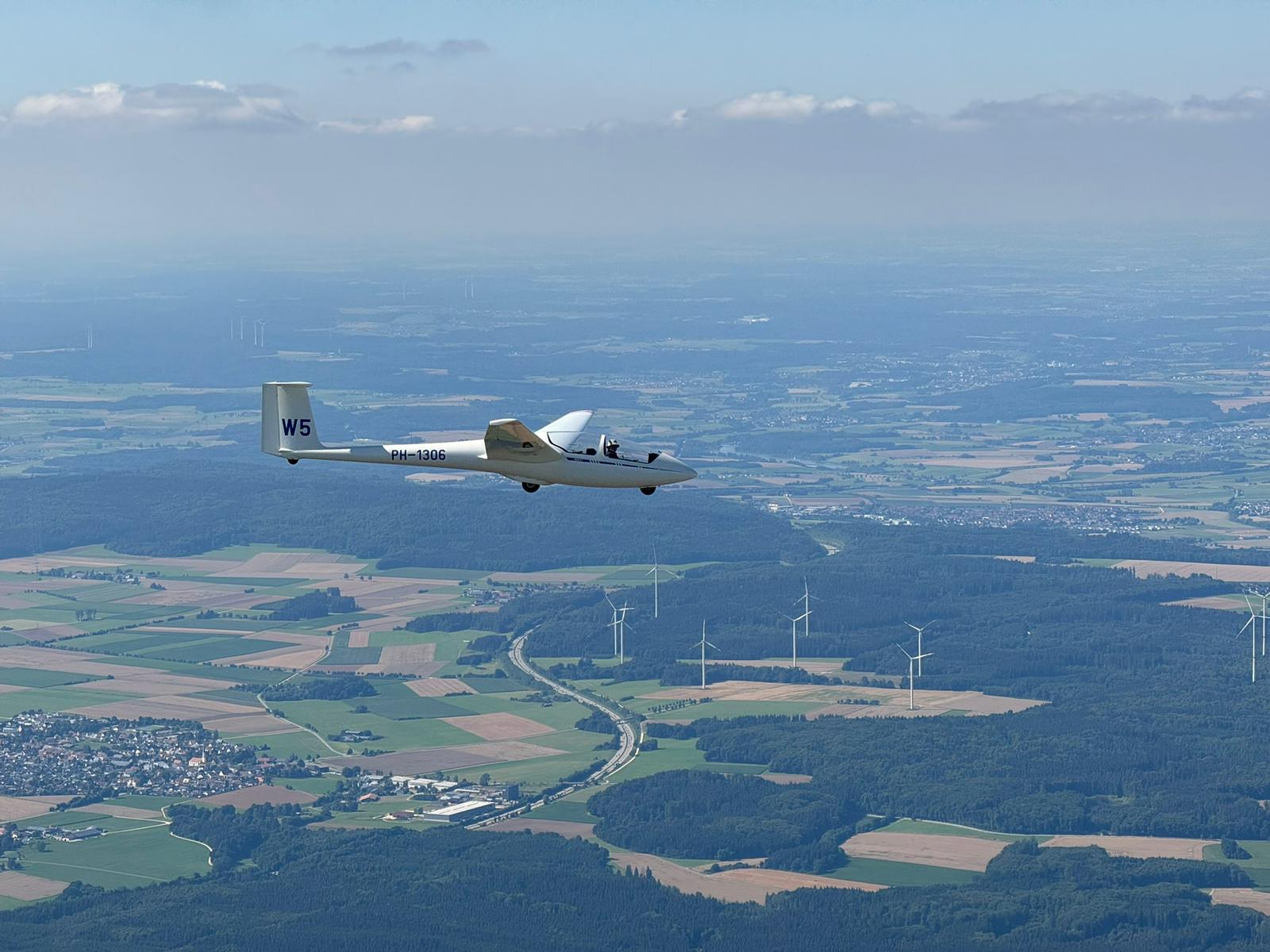 Zweefvliegen bij WBAC